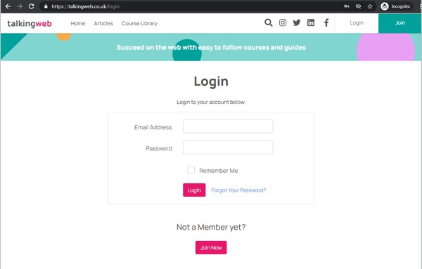 Laravel login